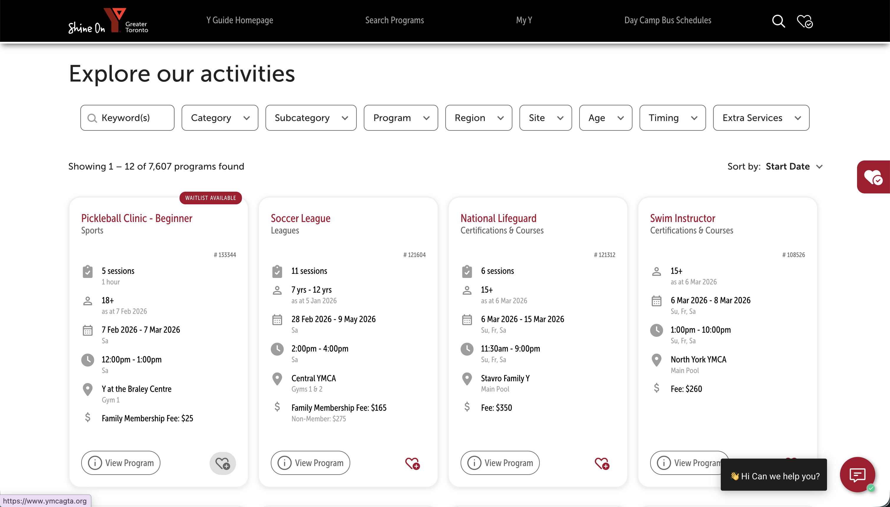 Core dna YMCA Greater Toronto use case