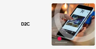 Person shopping online with smartphone displaying ecommerce website