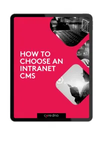 Intranet CMS: Guide to Choose the Right Platform