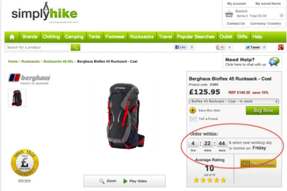 Berghaus Bioflex 45 Rucksack in coal color on Simply Hike website with price and order details.