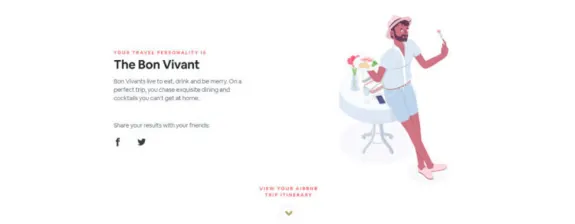 Illustration of a bon vivant enjoying a drink by a table with flowers and a phone.