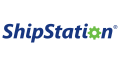 ShipStation logo in blue text with green gear icon
