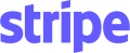 Stripe logo with blue text on a white background
