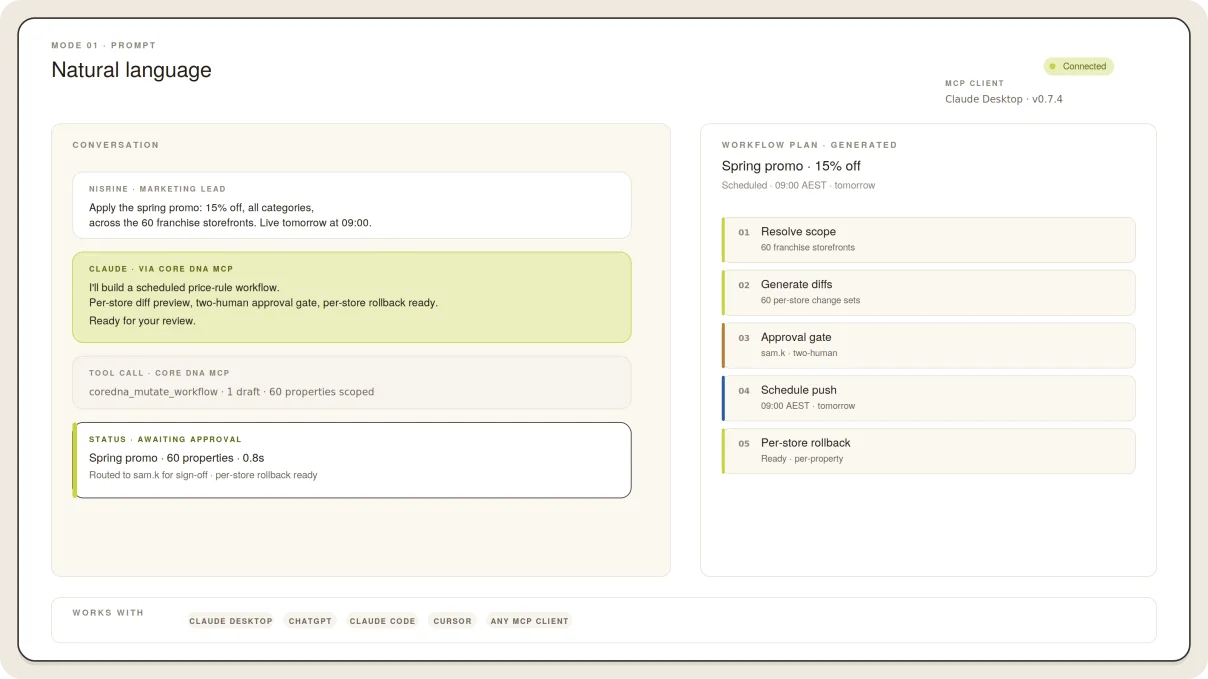 Prompt - natural language