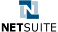 NetSuite logo with blue and light blue N design and text