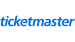 Ticketmaster logo with blue text